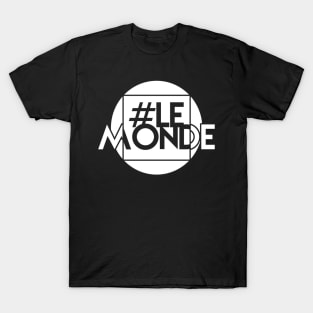 1st Official tshirt: LeMonde black edition T-Shirt